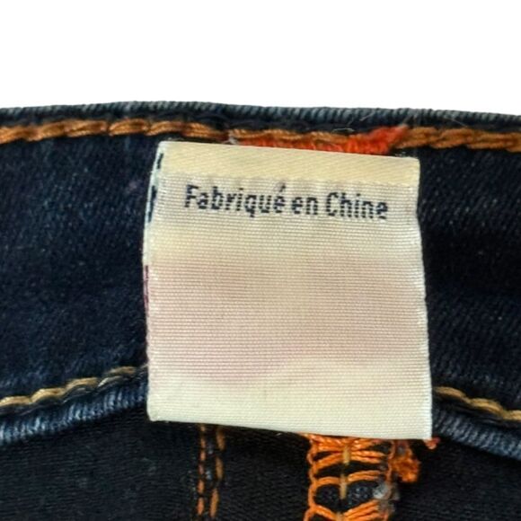 True Religion Becca NWOT  Mid Rise Flap Pocket Boot. Cut Jeans Sz 32 - Picture 11 of 13